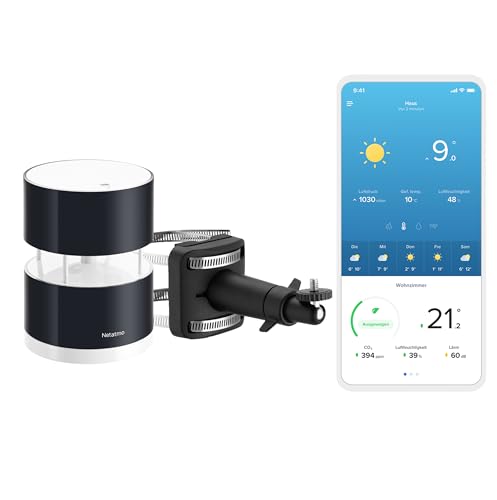 Netatmo Set Windmesser für die Smarte Wetterstation + Halterung von Netatmo