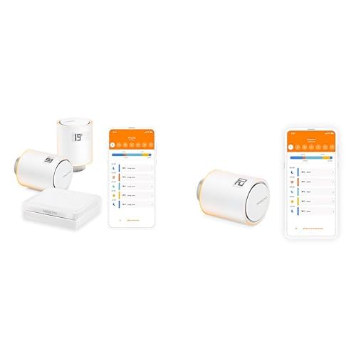 Netatmo Smarte Heizkörperthermostate Starterpaket + Zusätzliches Smartes Heizkörperthermostat von Netatmo