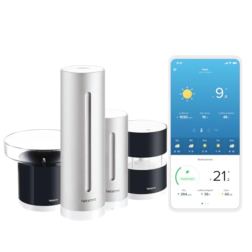 Netatmo Smarte Wetterstation Mit Windmesser Und Regenmesser von Netatmo