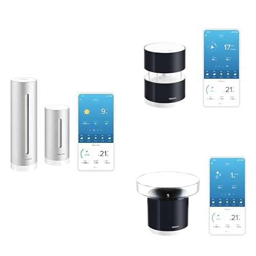 Netatmo Smarte Wetterstation + Netatmo Windmesser + Netatmo Regenmesser von Netatmo