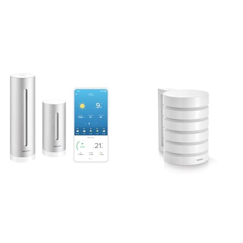 Netatmo Smarte Wetterstation mit Wandhalterung - WLAN & - Funktionelles Schutzgehäuse Für Die Smarte Wetterstation, Schutz Für Das AuÃŸenmodul Der Smarten Wetterstation Mit WLAN-Verbindung, NRS-WW von Netatmo