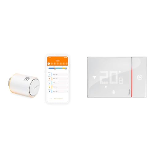 Netatmo Smartes Heizkörperthermostat WLAN, Zusatzmodul für das Smarte Heizkörperthermostate Starterpaket Energie sparen & Komfort steigern + Smarther with Netatmo Thermostat zum Einbauen, Weiß von Netatmo