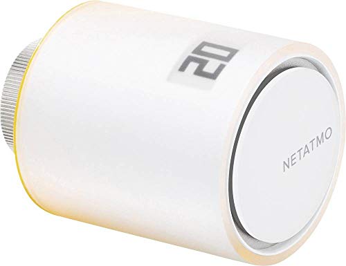 Netatmo Smartes Heizkörperthermostat WLAN, Zusatzmodul für das Smarte Heizkörperthermostate Starterpaket und für das Smarte Heizkörperthermostate Starterpaket, NAV-DE von Netatmo