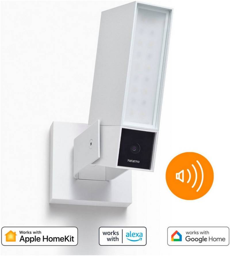 Netatmo Überwachungskamera Smarte Außenkamera mit Alarmsirene Weiß Netatmo Überwachungskamera Smarte Außenkamera mit Alarmsirene Weiß von Netatmo