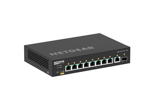 NETGEAR AV Line M4250-9G1F-PoE+ vollständig verwalteter Desktop-Switch (GSM4210PD) von Netgear