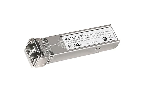 Netgear AXM761-10000S 10 Gigabit SR SFP Netzwerk-Hub mit Modul für GSM7328S von NETGEAR