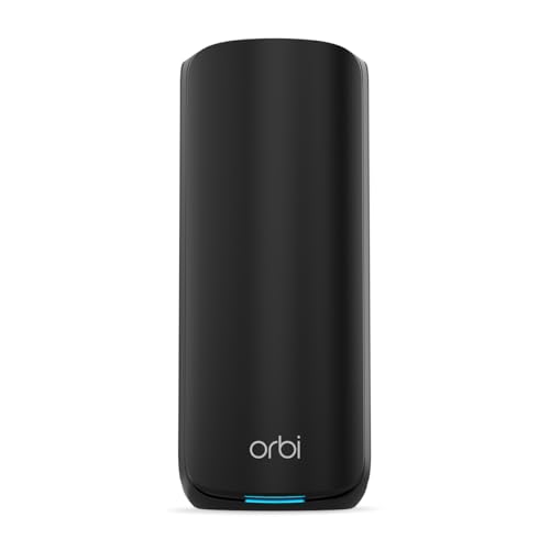 NETGEAR Orbi 870-Serie (RBE870B) Tri-Band WiFi 7-Mesh-Zusatzsatellit – kompatibel mit Orbi RBE873B, bietet zusätzliche Abdeckung von bis zu 200 m², BE21000 802.11be (bis zu 21 Gbit s), schwarz NETGEAR Orbi 870-Serie (RBE870B) Tri-Band WiFi 7-Mesh-Zusatzsatellit – kompatibel mit Orbi RBE873B, bietet zusätzliche Abdeckung von bis zu 200 m², BE21000 802.11be (bis zu 21 Gbit s), schwarz von Netgear