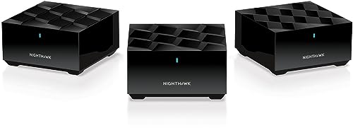 NETGEAR WiFi 6 Mesh (MK73S) | Dual Band Mesh System | Abdeckung von 400 m² | Geschwindigkeiten bis zu 3 Gbit/s (AX3000) | von NETGEAR
