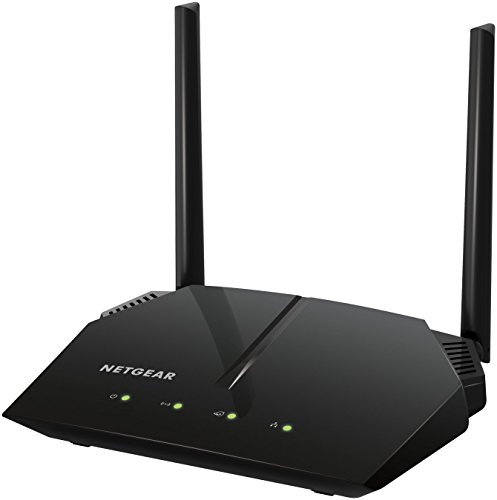 Netgear R6120 WLAN Router AC1200 (Dual-Band, bis zu 1200 MBit/s, Abdeckung bis 90 m² und 20 Geräte, kostenfreie Nighthawk App, 4x 10/100 Fast Ethernet- und 1x USB 2.0 Ports) von Netgear