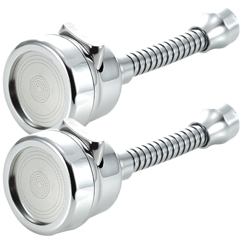 2pcs Wasserhahn -Sprühempfehlung, Anti -Splash -Küche Spüle Sprühgerät Wasserhahn Kopf 3 Modi bewegliche Küchenhahnhack von NethCasti