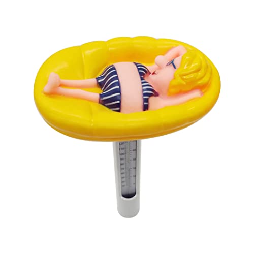 Cartoon Drifter Form Swimmingpool Thermometer Multifunktional klassisches praktisches Wassertemperatur -Messwerkzeug Thermometer von NethCasti