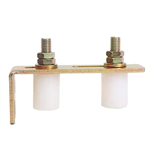 Einstellbare Dual -Nylon -Führungsrollen der Gate -Gate -Montage mit L -Post -Klammer für Rolling GateSlide Guide Roller von NethCasti