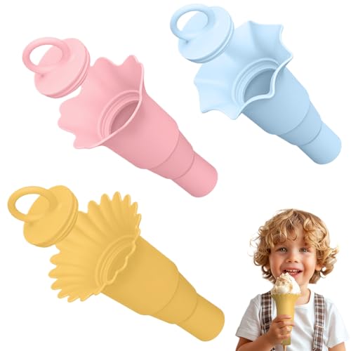 Eis am Stielhalter 3pcs faltbare Eis am Stiel, wiederverwendbare Silikon -Eiscreme -Kegelhalter Flexible Halter Kein Tropf gefrorener Leckerbissenhalter für Kinder und Erwachsene Eis am Stielhalter 3pcs faltbare Eis am Stiel, wiederverwendbare Silikon -Eiscreme -Kegelhalter Flexible Halter Kein Tropf gefrorener Leckerbissenhalter für Kinder und Erwachsene von NethCasti