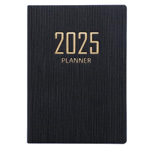 Mini -Planer 2025, 120 Seiten A7 -Kalenderbuch, reibungsloses Schreiben kleiner Notizbuch mit PU -Cover, tragbar von NethCasti