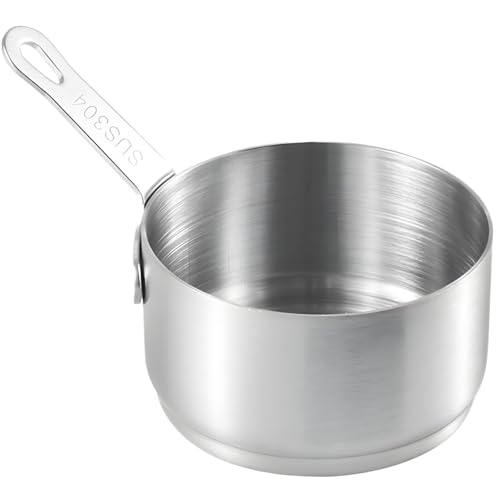 Mini -Sauce -Pfanne, 60 ml Edelstahl -Saucepfanne, nicht haltsamer kleiner Topf, hängende Mini -Topf mit Griff für heiße Milch, Kaffee, Schmetterling Mini -Sauce -Pfanne, 60 ml Edelstahl -Saucepfanne, nicht haltsamer kleiner Topf, hängende Mini -Topf mit Griff für heiße Milch, Kaffee, Schmetterling von NethCasti