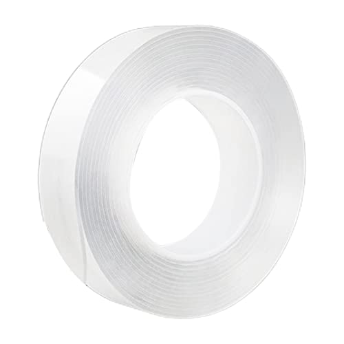 NethCasti Transparentes Band Multifunktionales Klebeband 1 mm dicker 300 cm Stoff einseitig Traaceless waschabler Abnehmbares Gel -Grip -Aufkleber 30 -mmtape von NethCasti