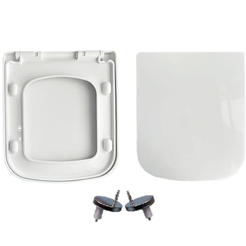 Quadratte Toilettensitz Doppelschlüssel Langsame weiche Toilettensitzstumm von NethCasti