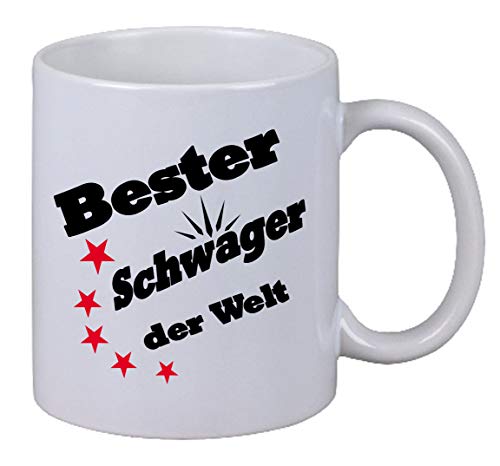 Kaffee Tasse Bester Schwager der Welt Sterne Weihnachten Geburtstag Geschenk von Netspares