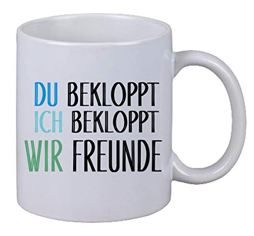 Kaffee Tasse Du, Ich Bekloppt Wir Freunde Geburtstag Weihnachten Geschenk von Netspares