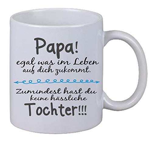 Kaffee Tasse Papa egal was im Leben.. Spruch Geburtstag Weihnachten Geschenk von Netspares
