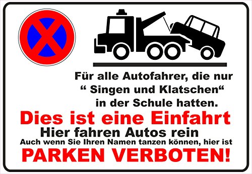 Parkverbot Schild Parken Verboten Halteverbot Partplatz Einfahrt Tanzen Singen Parkverbot Schild Parken Verboten Halteverbot Partplatz Einfahrt Tanzen Singen von NetSpares