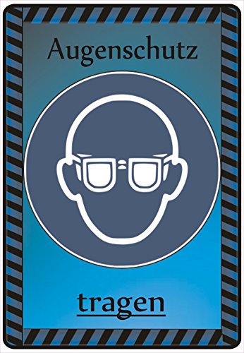 Schild Hinweisschild Hinweis Augenschutz tragen Schutzbrille Schutz Brille Not von Netspares