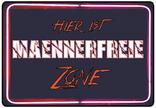Schild Hinweisschild Hinweis Hier ist Männerfreie Zone Männer Frei Zone Fun Schild Hinweisschild Hinweis Hier ist Männerfreie Zone Männer Frei Zone Fun von NetSpares