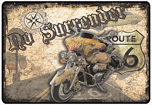Schild Hinweisschild Hinweis No Surrender Bike Biker Motorrad Chopper Fun Life Schild Hinweisschild Hinweis No Surrender Bike Biker Motorrad Chopper Fun Life von NetSpares