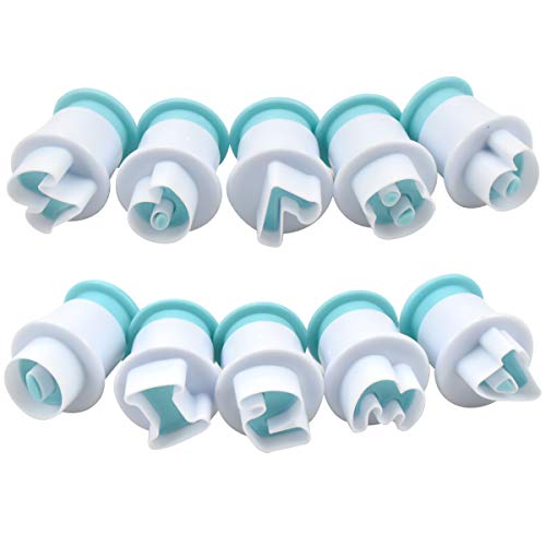 Netspower Ausstechform Ausstecher, Zahlen Federpresse Fondant Zubehör Tortendeko Backzubehör zum Professionelle Kekse Deko, Kuchendeko Backen Fondant Set für DIY Kuchen Kuchenliebhaber von Netspower
