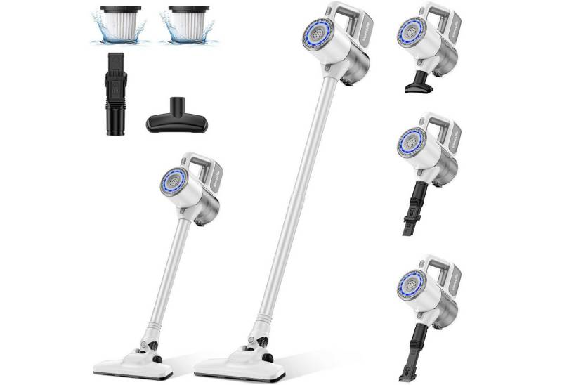 Nettlife Akku-Handstaubsauger echte 30/40/50 kPa Saugleistung 500-W-Motor 60 Minuten Laufzeit leise, 500 W, Geeignet für Treppen, Sofas, Betten, unter Tischen Nettlife Akku-Handstaubsauger echte 30/40/50 kPa Saugleistung 500-W-Motor 60 Minuten Laufzeit leise, 500 W, Geeignet für Treppen, Sofas, Betten, unter Tischen von Nettlife