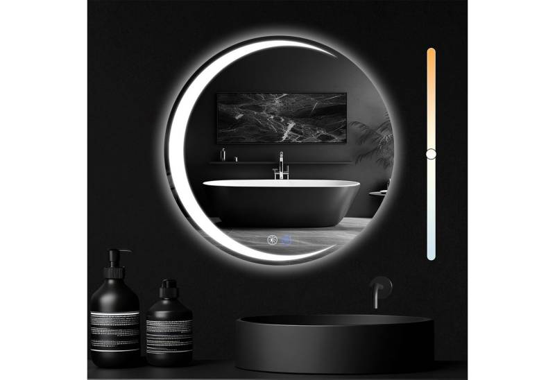 Nettlife Badspiegel Badezimmerspiegel LED Beleuchtung Rund 80cm, Spiegel mit Entfogger Funktion für Nettlife Badspiegel Badezimmerspiegel LED Beleuchtung Rund 80cm, Spiegel mit Entfogger Funktion für von Nettlife