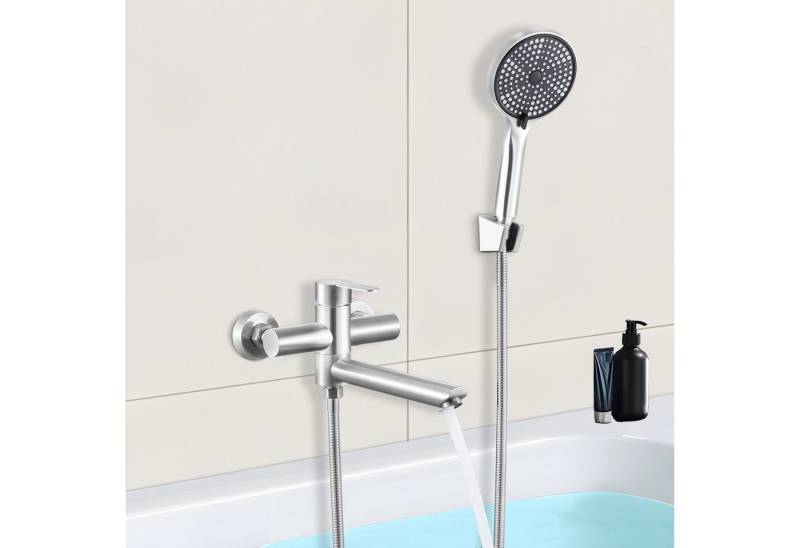 Nettlife Brausegarnitur Brausegarnitur Badewannenarmatur Schwarz/Nickel, Klassisch Badewannen Amaturen Nettlife Brausegarnitur Brausegarnitur Badewannenarmatur Schwarz/Nickel, Klassisch Badewannen Amaturen von Nettlife