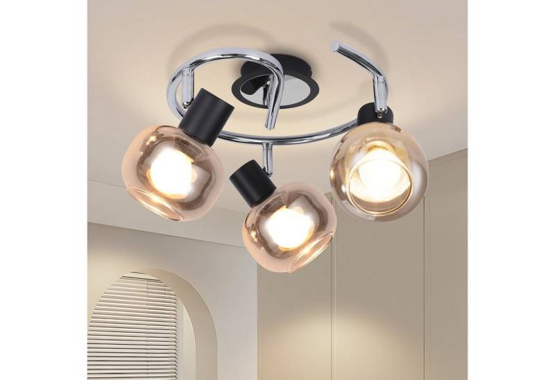 Nettlife Deckenstrahler Küchenlampe 2/3/4/6 Flammig Modern E14 Rauchglas Deckenleuchte, Schwenkbar, LED wechselbar, Wohnzimmerlampe für Schlafzimmer Flur Küche Nettlife Deckenstrahler Küchenlampe 2/3/4/6 Flammig Modern E14 Rauchglas Deckenleuchte, Schwenkbar, LED wechselbar, Wohnzimmerlampe für Schlafzimmer Flur Küche von Nettlife