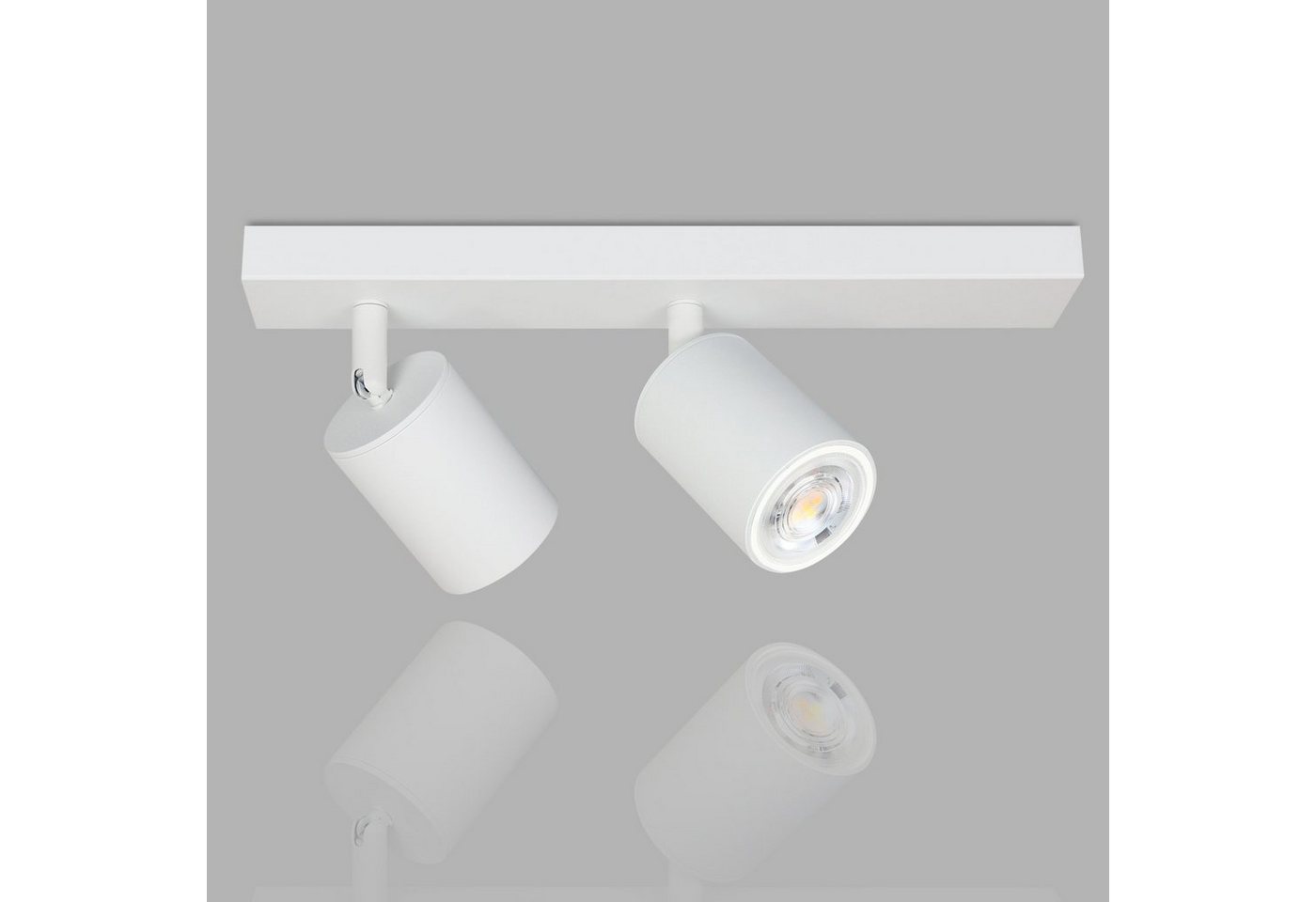 Nettlife Deckenstrahler GU10 330° schwenkbare für Wohnzimmer, LED wechselbar von Nettlife