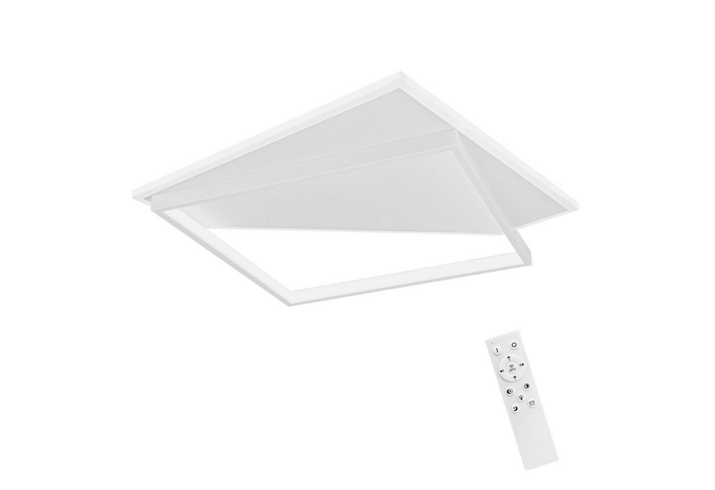 Nettlife LED Deckenleuchte Schwarz Modern 40W Dimmbar mit Fernbedienung Deckenbeleuchtung, Verzögerte Abschaltung + Nachtlicht, LED fest integriert, für Wohnzimmer Schlafzimmer Küche Esszimmer Flur Treppenhaus Nettlife LED Deckenleuchte Schwarz Modern 40W Dimmbar mit Fernbedienung Deckenbeleuchtung, Verzögerte Abschaltung + Nachtlicht, LED fest integriert, für Wohnzimmer Schlafzimmer Küche Esszimmer Flur Treppenhaus von Nettlife
