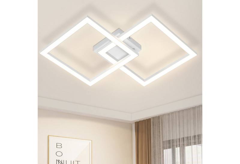Nettlife LED Deckenleuchte Modern Design Wohnzimmerlampe 24W, Drehbares, Augenschutz, LED fest integriert, Warmweiß, für Wohnzimmer Küche Flur Büro Nettlife LED Deckenleuchte Modern Design Wohnzimmerlampe 24W, Drehbares, Augenschutz, LED fest integriert, Warmweiß, für Wohnzimmer Küche Flur Büro von Nettlife