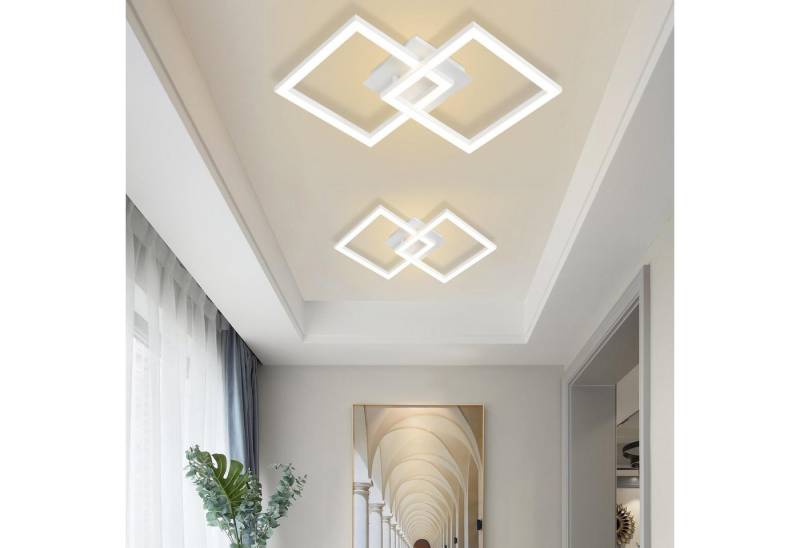 Nettlife LED Deckenleuchte Modern Design Wohnzimmerlampe 24W, Drehbares, Augenschutz, LED fest integriert, Warmweiß, für Wohnzimmer Küche Flur Büro Nettlife LED Deckenleuchte Modern Design Wohnzimmerlampe 24W, Drehbares, Augenschutz, LED fest integriert, Warmweiß, für Wohnzimmer Küche Flur Büro von Nettlife