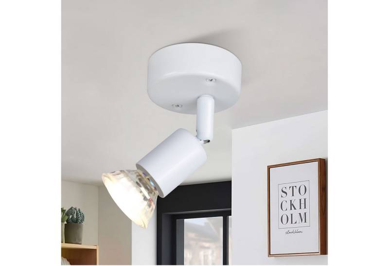 Nettlife LED Deckenstrahler LED Deckenstrahler Schwenkbar GU10 1/2/3/4 Flammig, Schwenkbar, LED fest integriert, Wandleuchten Deckenlampe Küchen Flur Schlafzimmer Nettlife LED Deckenstrahler LED Deckenstrahler Schwenkbar GU10 1/2/3/4 Flammig, Schwenkbar, LED fest integriert, Wandleuchten Deckenlampe Küchen Flur Schlafzimmer von Nettlife
