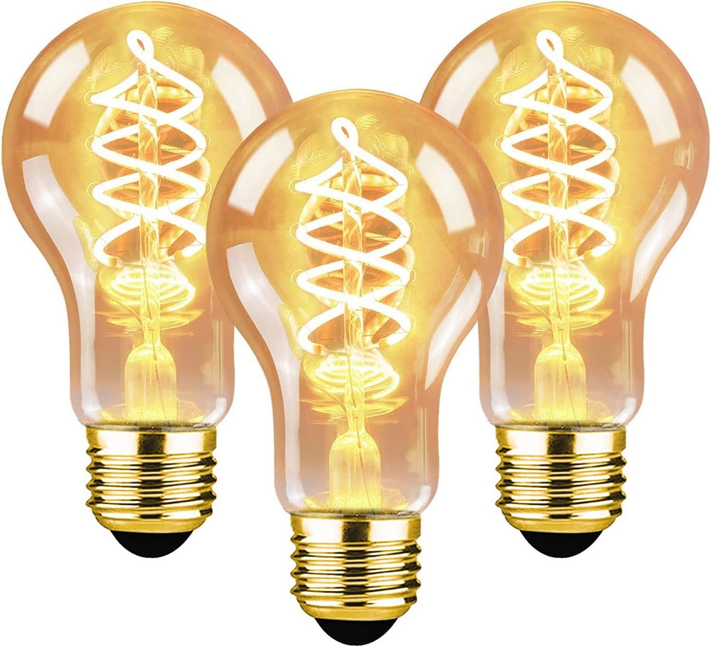Nettlife LED-Leuchtmittel E27-A60 Leuchtmittel 2700K 4W Glühlampe, E27, 0 St., Warmweiß von Nettlife