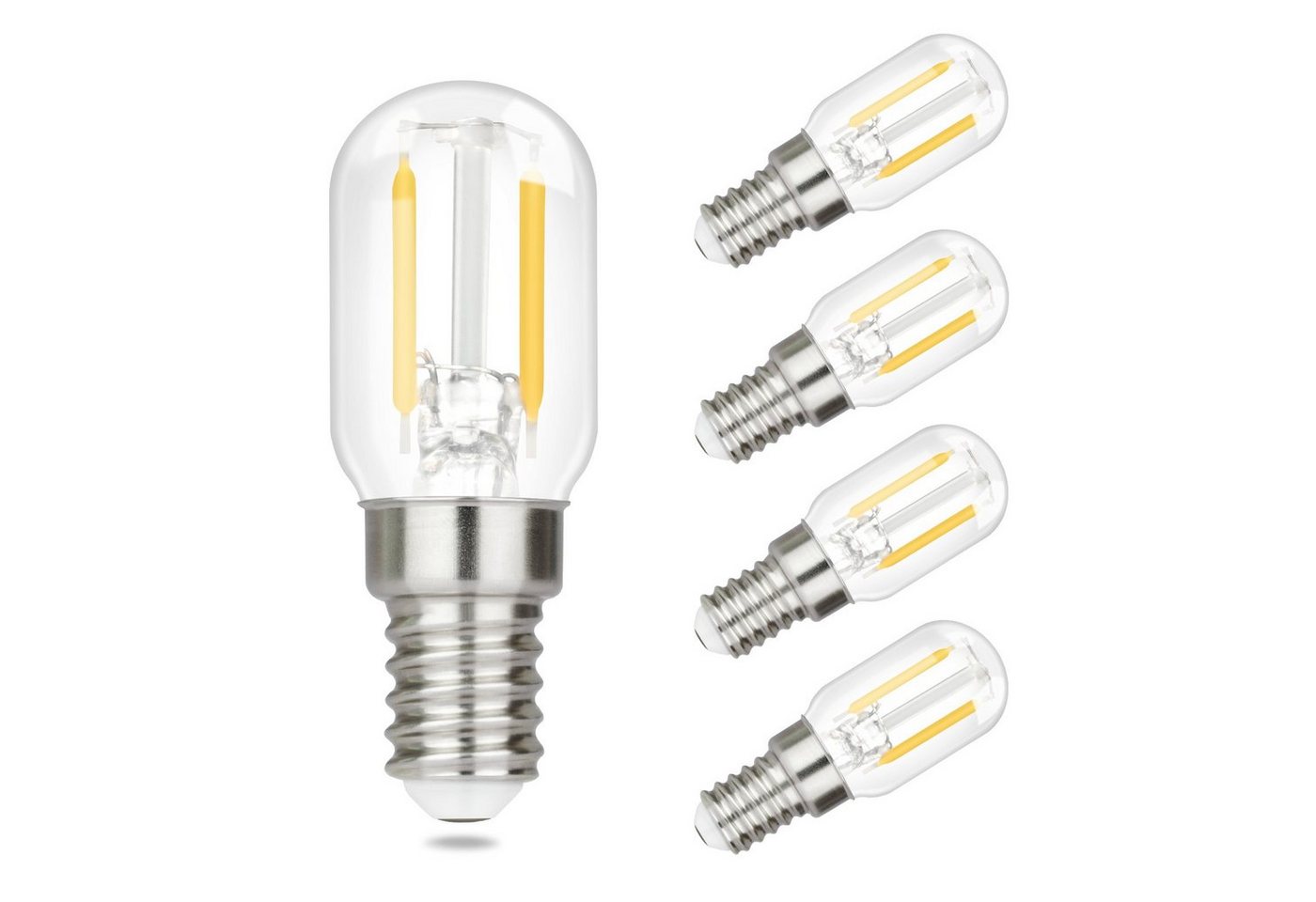 Nettlife LED-Leuchtmittel LED Leuchtmittel E14 Vintage Glühbirnen T22 Lampe Birnen 2W, E14, 4 St., Warmweiß, 2700K Nettlife LED-Leuchtmittel LED Leuchtmittel E14 Vintage Glühbirnen T22 Lampe Birnen 2W, E14, 4 St., Warmweiß, 2700K von Nettlife