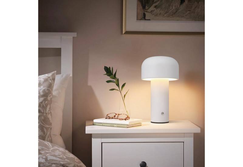 Nettlife LED Tischleuchte Dimmbar Kabellos Akku 2W Nachttischlampe Schlafzimmer Klein Pilzlampe, Dimmbar, LED fest integriert, Farbwechsler, Aufladbar Nachtleuchte Metall für Wohnzimmer Nachttisch Schreibtisch Nettlife LED Tischleuchte Dimmbar Kabellos Akku 2W Nachttischlampe Schlafzimmer Klein Pilzlampe, Dimmbar, LED fest integriert, Farbwechsler, Aufladbar Nachtleuchte Metall für Wohnzimmer Nachttisch Schreibtisch von Nettlife