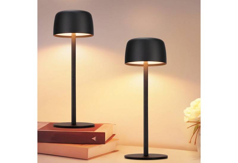 Nettlife LED Tischleuchte LED Tischleuchte Kabellos 2ER, Höhenverstellbar von Nettlife