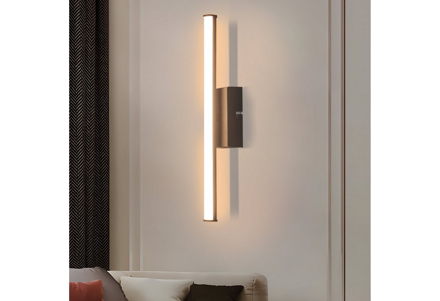 Nettlife LED Wandleuchte Schwarz Modern 6W 3000K Warmweiß für Flur, LED fest integriert, Warmweiß, Wandlicht für Wohnzimmer Schlafzimmer Küche Nettlife LED Wandleuchte Schwarz Modern 6W 3000K Warmweiß für Flur, LED fest integriert, Warmweiß, Wandlicht für Wohnzimmer Schlafzimmer Küche von Nettlife