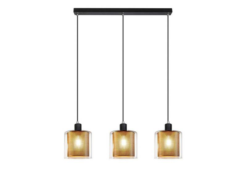 Nettlife Pendelleuchte Pendelleuchte mit Goldkäfigen und Glasschirmen, LED wechselbar Nettlife Pendelleuchte Pendelleuchte mit Goldkäfigen und Glasschirmen, LED wechselbar von Nettlife