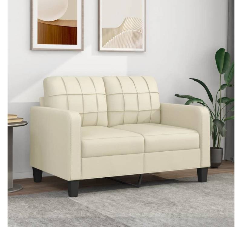 Nettlife Sofa 2-Sitzer-Sofa Schwarz 120/140 cm, Geeignet für Wohnzimmer, Schlafzimmer, Büro, Arbeitszimmer von Nettlife