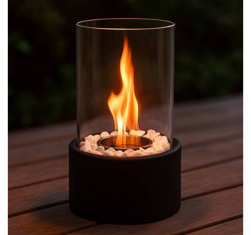 Nettlife Tischfeuer Tischkamin Innen Bioethanol Stimmungsvolles Dekoratives Kaminlicht (Für Balkon Schlafzimmer Zuhause), Die Party Geschenkideens oder als stilvolle Tischdekoration von Nettlife