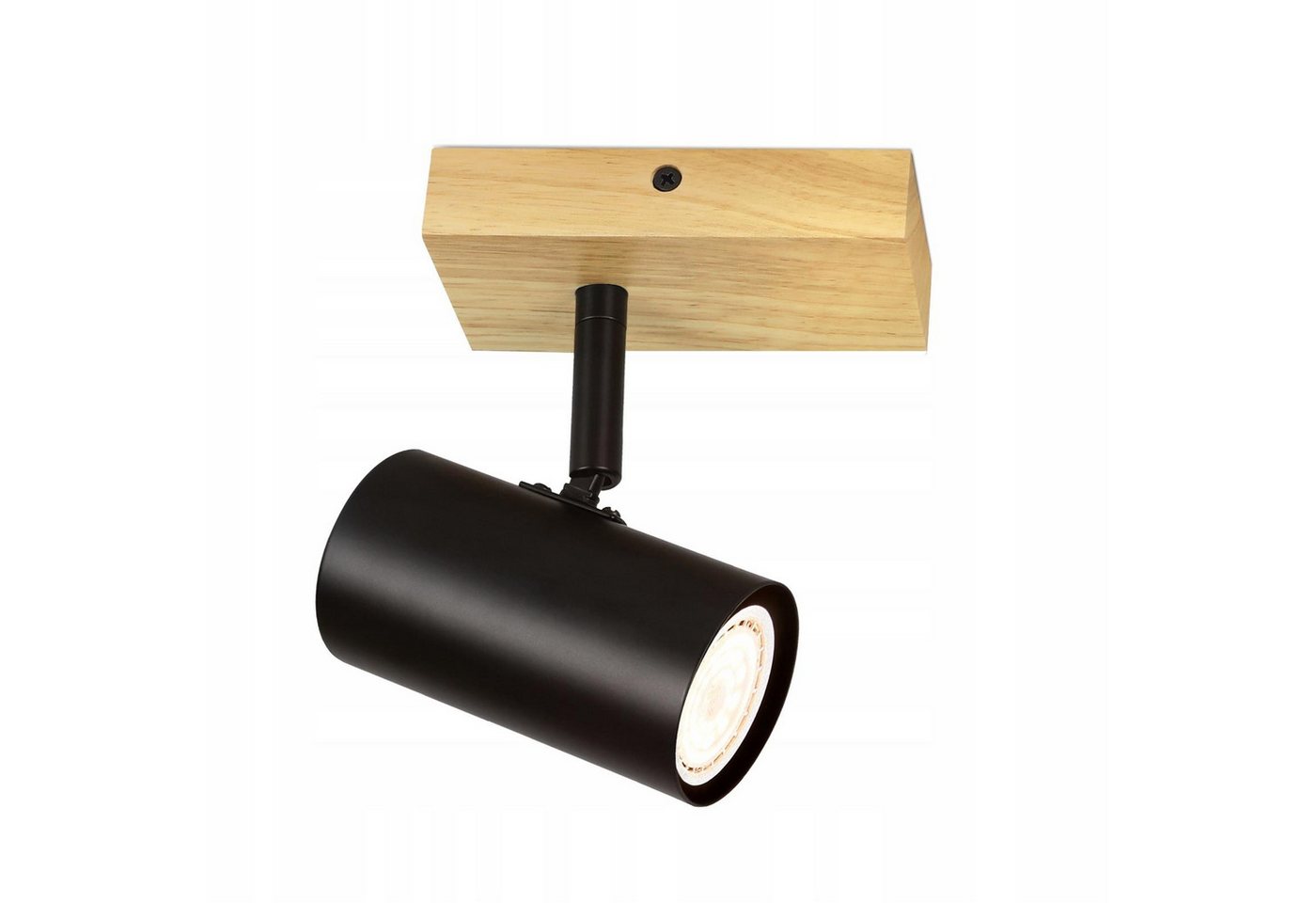 Nettlife Wandstrahler Innen Schwarz Holz Metall Modern GU10 Flurlampe Deckenspots, Schwenkbar 350°, LED wechselbar, für Wohnzimmer Schlafzimmer Küche Treppe Esszimmer Nettlife Wandstrahler Innen Schwarz Holz Metall Modern GU10 Flurlampe Deckenspots, Schwenkbar 350°, LED wechselbar, für Wohnzimmer Schlafzimmer Küche Treppe Esszimmer von Nettlife