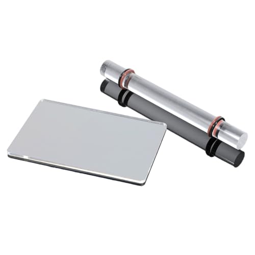 Nettoppo 2-Teiliges Polymer-Ton-Werkzeug, Acryl-Roller für Polymer-Ton mit Dickem Ring, Transparentes Ton-Kunsthandwerk, DIY-Polymer-Ton-Werkzeug von Nettoppo