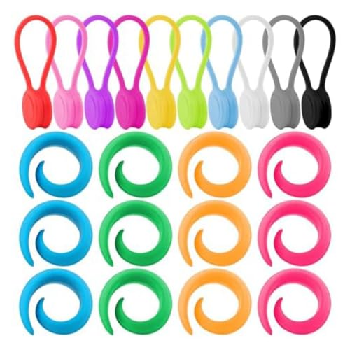 Nettoppo 22PCS Bobbin Clips-Kit Stickrahmen-Clips-Kit Silikon-Spulenschutz, Quilten-Nähclips für Nähen und Quilten von Nettoppo