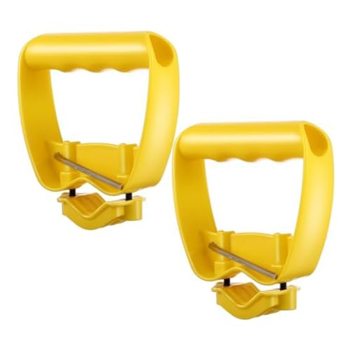 Nettoppo 2er-Pack Rückenschonendes Werkzeuggriff-Add-On, Arbeitsersparnis Ergonomischer Schaufel- oder Rechen-Ansatz, Werkzeuggriff-Befestigung, Langlebig von Nettoppo